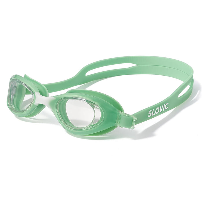 SLOVIC Swimming Goggles | Adult | Unisex | Anti-Fog & UV Protected Swimming Glasses (Green)