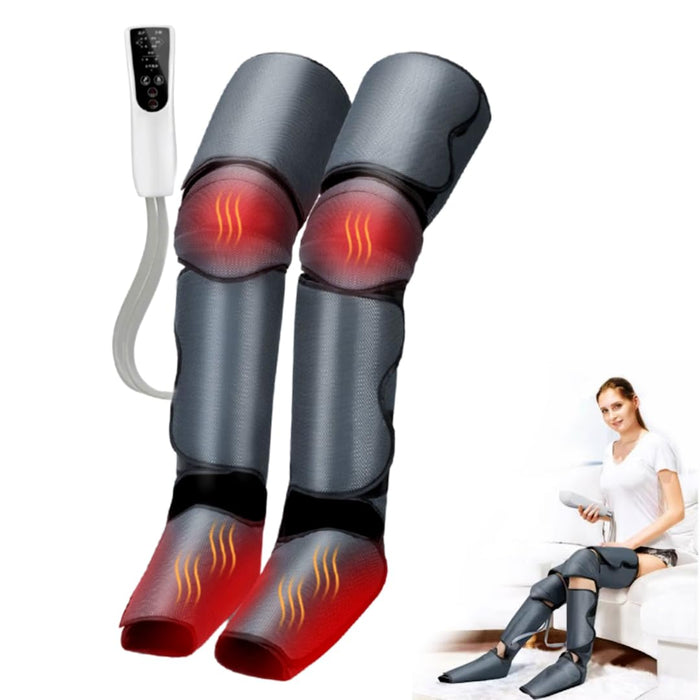 SLOVIC Massager Machine for Pain Relief | 2 Heat Modes | Air Leg Compressor