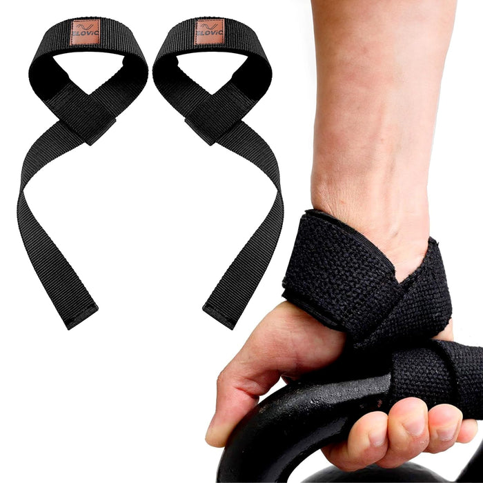 Slovic Weight Lifting Straps for Gym | Non-Slip Deadlift Strap