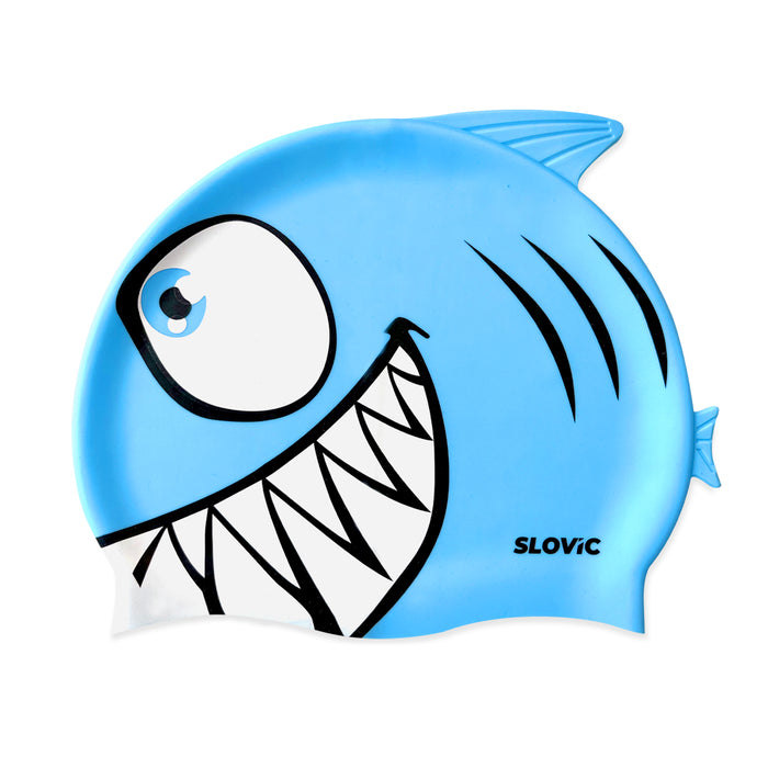 SLOVIC Swimming Cap for Kids | Shark Swimming Pool Cap
