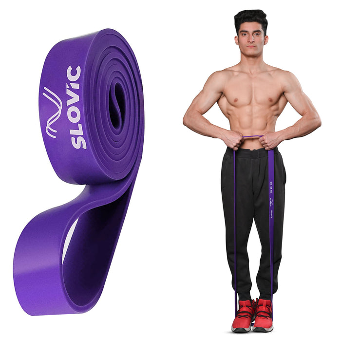 SLOVIC Resistance Bands for Men and Women | Resistance Band Set & Exercise Bands for Workout | Resistance Band for Pull Up | Gym Equipment for Home Workout | Natural and Unbreakable Rubber