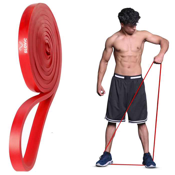 SLOVIC Resistance Bands for Men and Women | Resistance Band Set & Exercise Bands for Workout | Resistance Band for Pull Up | Gym Equipment for Home Workout | Natural and Unbreakable Rubber