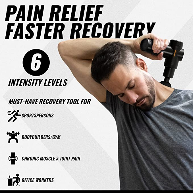 Slovic Massage Gun Deep Tissue with Hot & Cold Heads