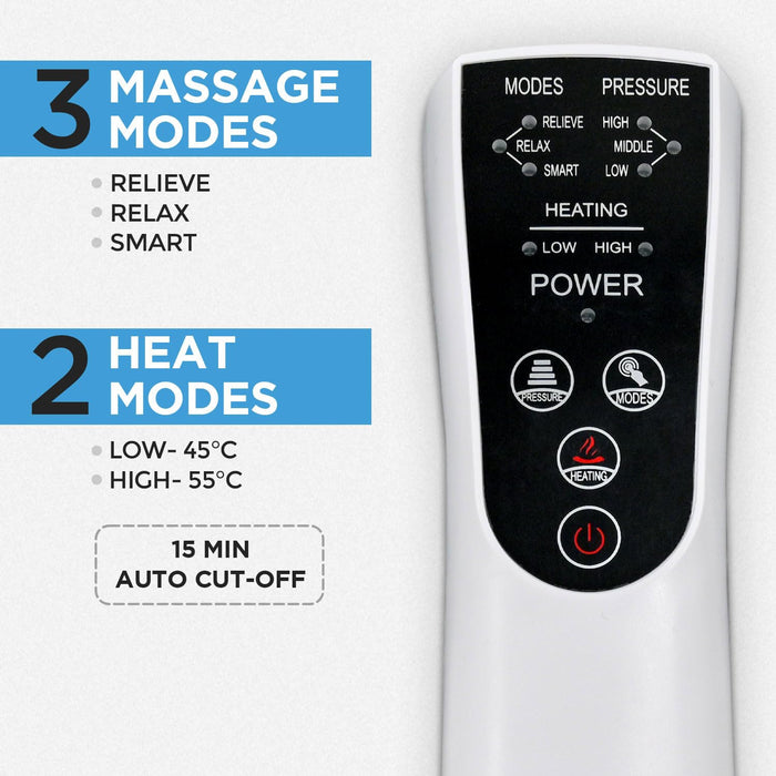 SLOVIC Massager Machine for Pain Relief | 2 Heat Modes | Air Leg Compressor