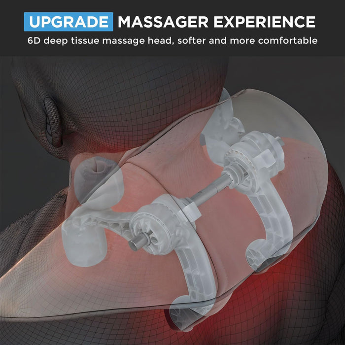 SLOVIC Neck Massager for Cervical Pain | Cervical Massager | Shoulder Massage for Pain Relief with Heating