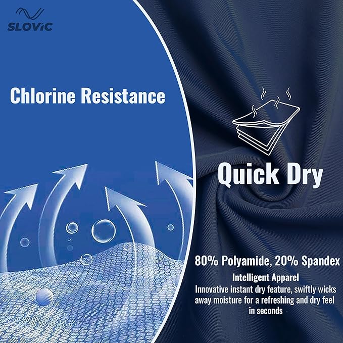 SLOVIC Swimming Costume for Kids | Quick Dry & Chlorine Resistance Material