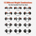 Adjustable Dumbbell Set for Home Gym