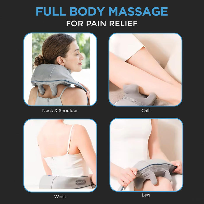 SLOVIC Neck Massager for Cervical Pain | Cervical Massager | Shoulder Massage for Pain Relief with Heating