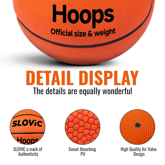 SLOVIC Outdoor Basketball | Professional Basket-Ball for Indoor-Outdoor Training