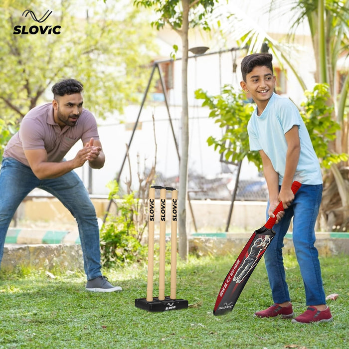 Slovic Cricket Bat | 81 x 10 CM | Lightweight Fiber Bat for Cricket kit