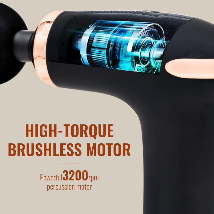 SLOVIC Mini Massage Gun for Post-Workout Recovery & Pain Relief | With 4 Custom Heads | Rechargeable (Copy)