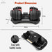 Adjustable Dumbbell Set for Home Gym