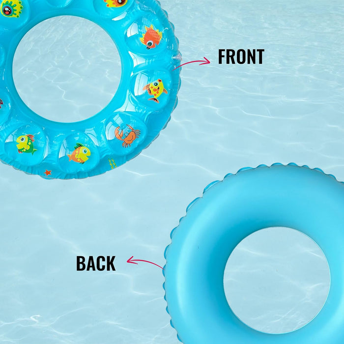 Slovic Swimming Tube for Kids | Anti-Flip & Safe Swimming Pool Ring