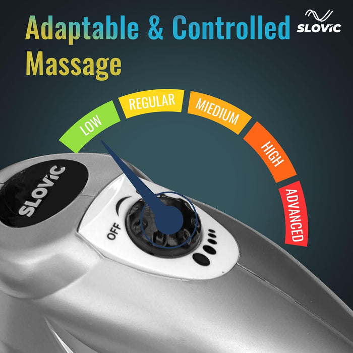 SLOVIC Massage Machine For Body Pain | 3 Massage Heads | 5 Speed Setting