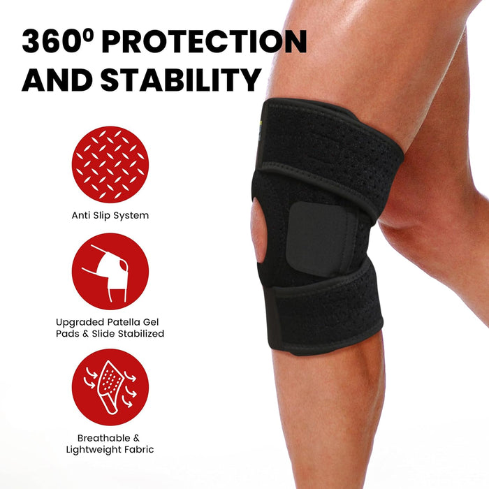 SLOVIC Knee Support | Knee Support for Gym, Arthritis, Knee Pain