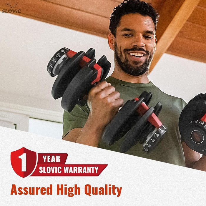 Adjustable Dumbbell Set for Home Gym