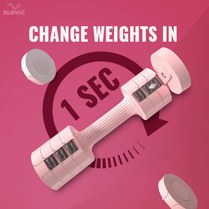 Slovic Adjustable Dumbbells Set for Home