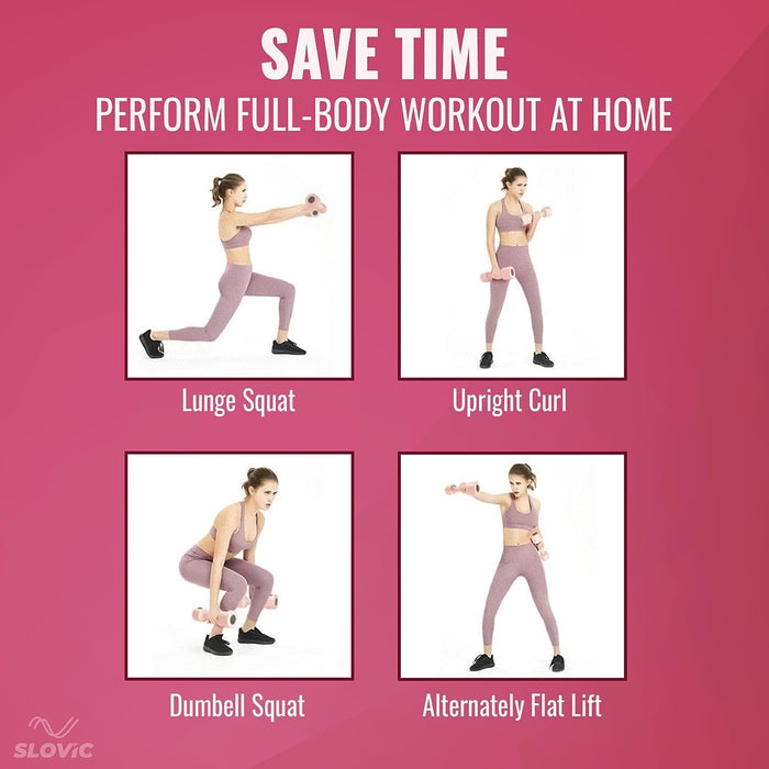 Slovic Adjustable Dumbbells Set for Home