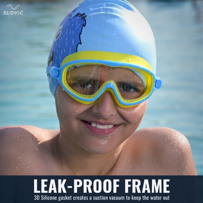 SLOVIC Swimming Goggles | Kids | Unisex | Yellow