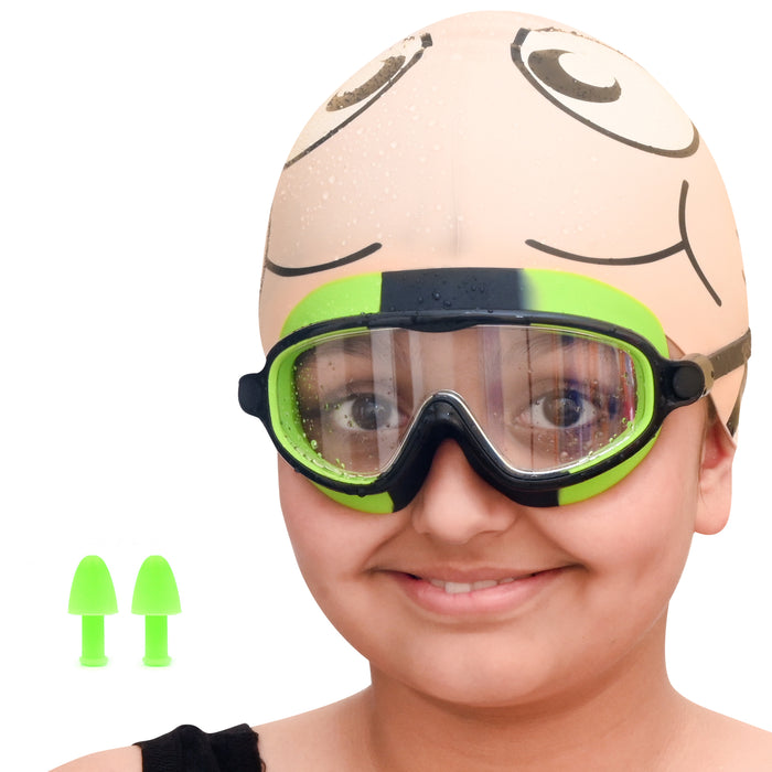 SLOVIC Swimming Goggles | Kids | Unisex | Green