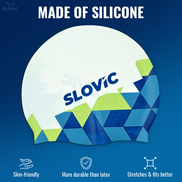 SLOVIC Swimming Combo | Swimming Goggles & Cap | Adult | Unisex