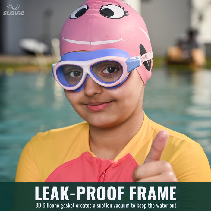 SLOVIC Swimming Goggles | Kids | Unisex | Pink