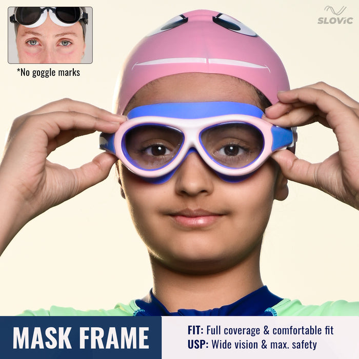 SLOVIC Swimming Goggles | Kids | Unisex | Pink