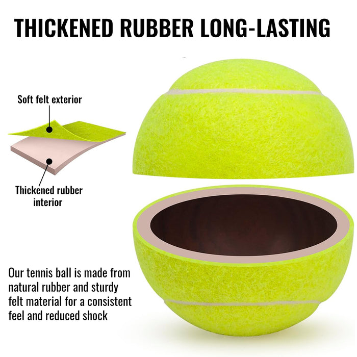 SLOVIC Cricket Balls for Home [Pack of 6] | Practice Tennis Ball Cricket | Lightweight & High-Bounce Rubber Cricket Balls | Ideal for Street Matches, Indoor & Outdoor Cricket, Green