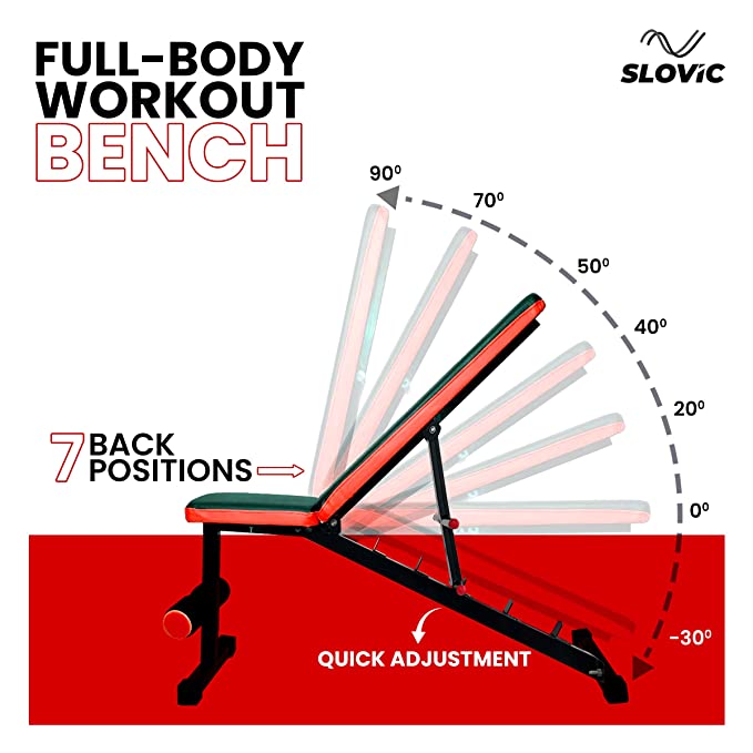 Slovic Gym Bench for Home Gym