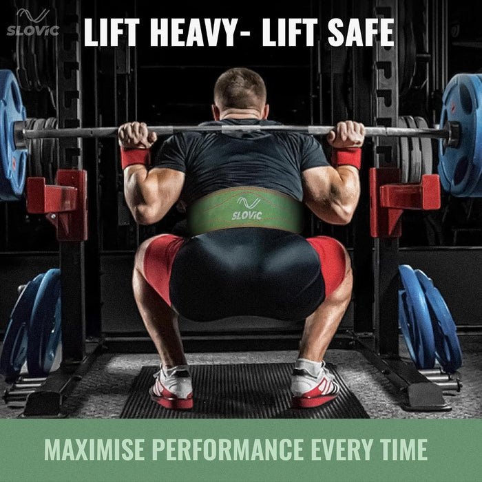 SLOVIC Gym Belt for Weightlifting, Workouts & Strength Training Exercises