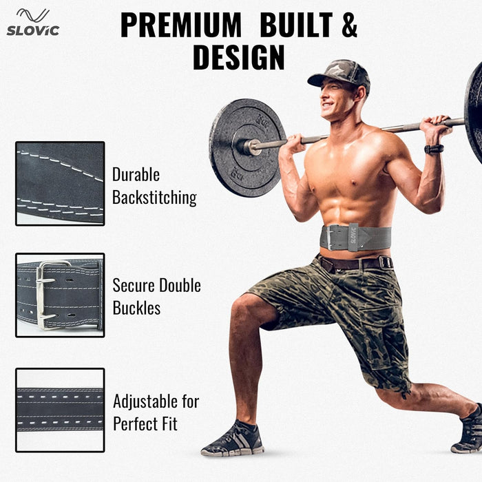 SLOVIC Gym Belt for Weightlifting, Workouts & Strength Training Exercises