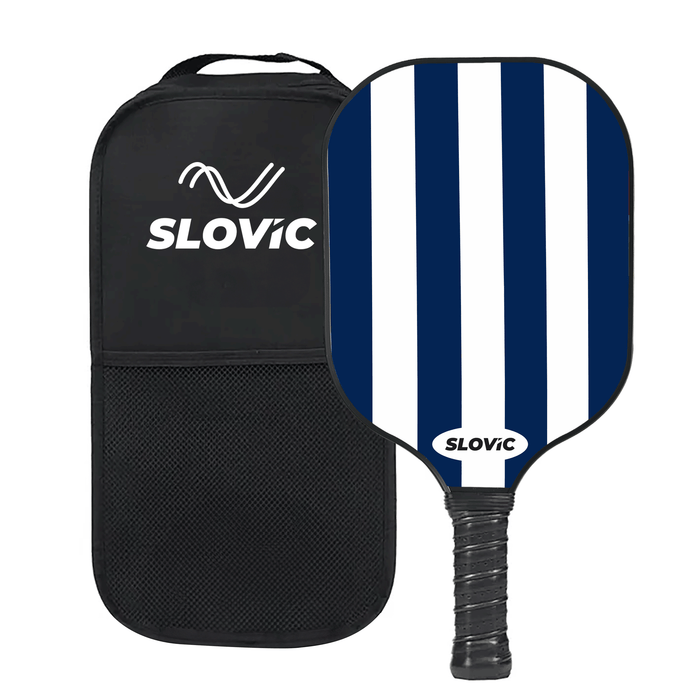 Slovic Pickle Ball Racket [1 x Racket] | PickleBall Rackets with Fiberglass Paddles | Honeycomb Composite Core with Non-Slip Grip | Lightweight & Durable Paddle for Indoor & Outdoor | Comes with Cover
