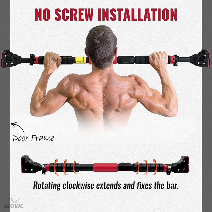 Slovic Pull-Up Bar Advance Red and Black