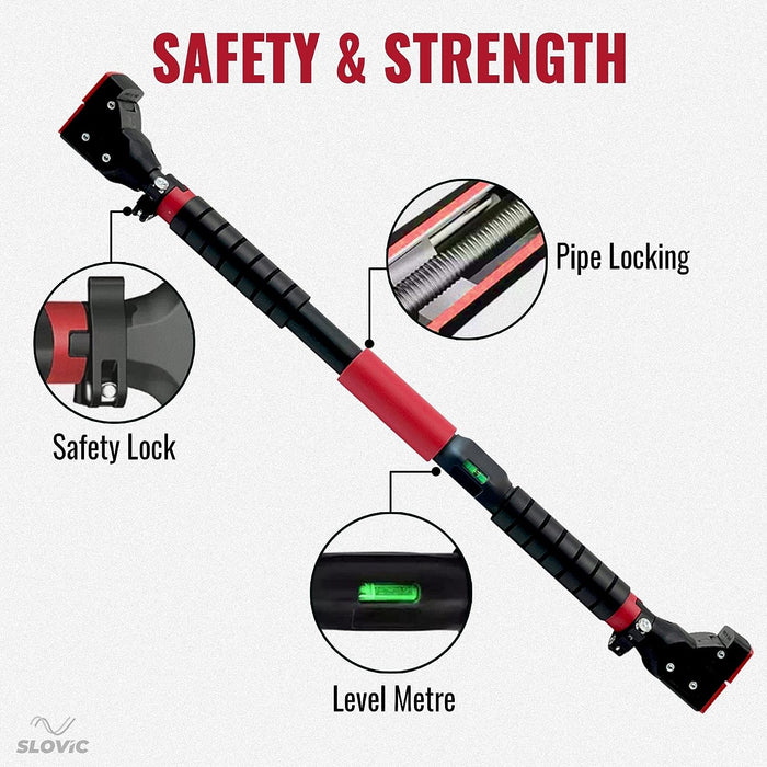 Slovic Pull-Up Bar Advance Red and Black