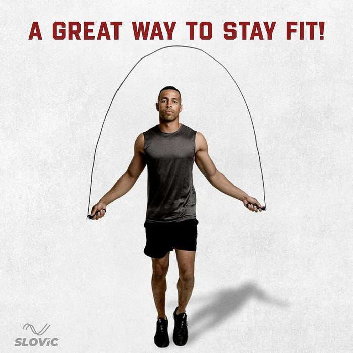 Slovic Adjustable Skipping Rope | Tangle Free
