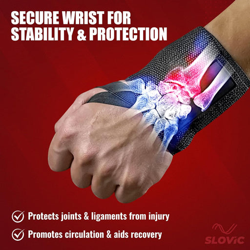 Slovic Premium Wrist Band for Men Gym