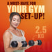 Slovic Dumbbells Set for Home Gym | 2.5 kg Dumbbell Set of 2