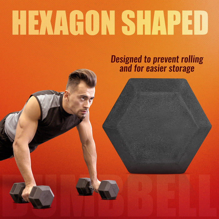 Slovic Dumbbells Set for Home Gym | 10 kg Dumbbell Set of 2