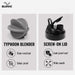 Slovic Shakers for Protein Shake with Typhoon Blender