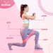 Slovic Fabric Resistance Band Anti-Slip Mini Loop Resistance Bands for Calisthenics (Set of 3)