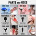 Slovic Massage Gun Deep Tissue with Hot & Cold Heads
